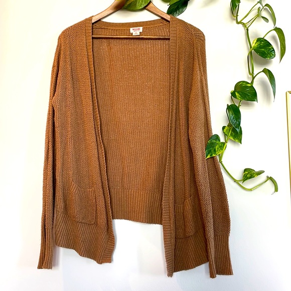 Mossimo Supply Co. Sweaters - Brown cardigan